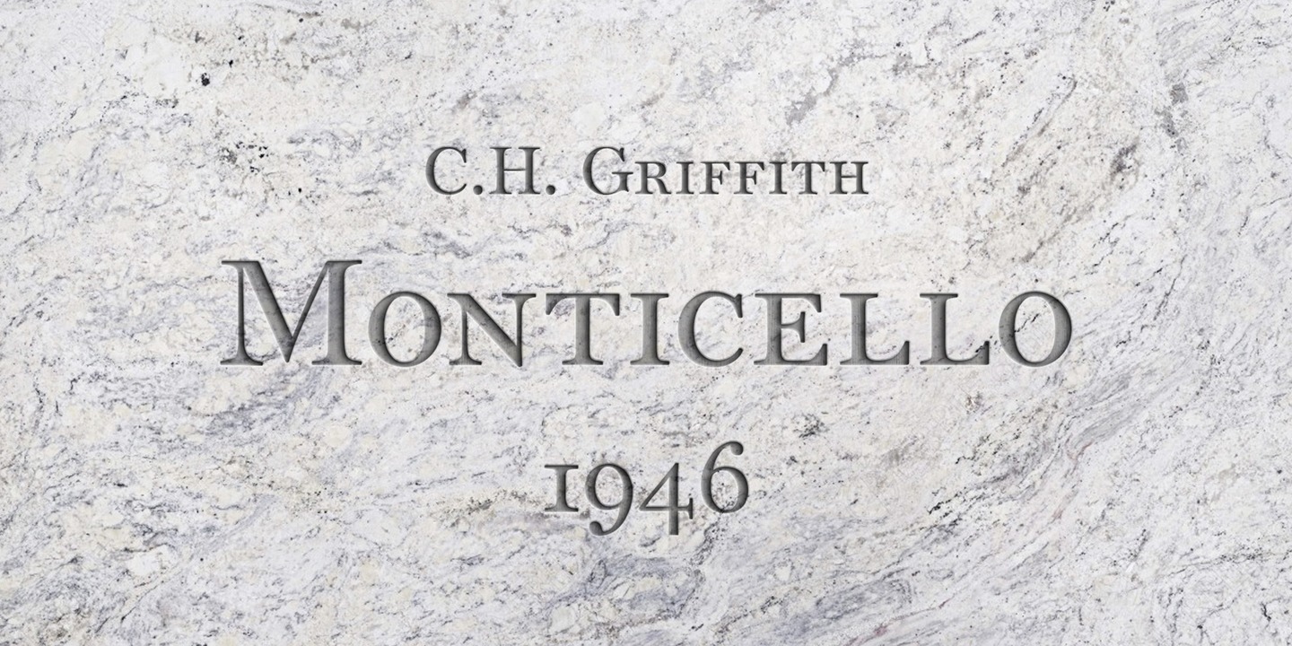 Font Monticello